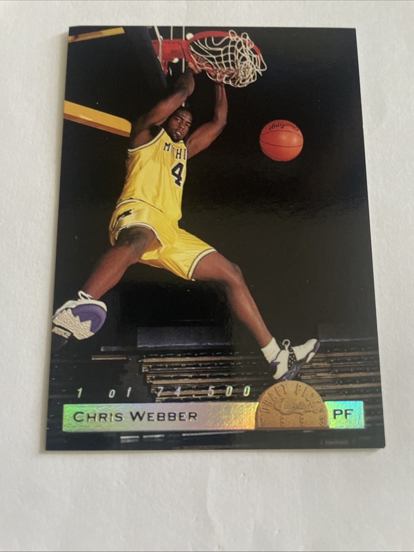 1993-94 Classic Draft Picks Basketball Chris Webber #LP1 Michigan Wolverines PF