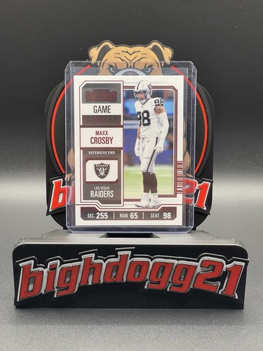 Maxx Crosby [Super Bowl] #56 2023 Panini Contenders card