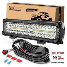 White 12 Led Light Bar 300w 30000lm 30000lm Offroaddriving Fog Lights White 12 Led Light Bar 300w 30000lm 30000lm Offroaddriving Fog Lights
