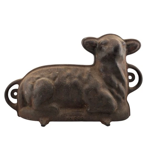 Griswold Cast Iron Sheep Cake Baking Mold No. 866 Candy Chocolate Mold