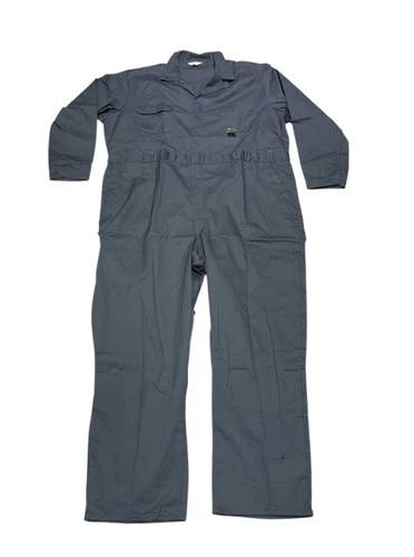 Vintage Big Mac JCPenney Coveralls Mens 48-50 Big Long Grey Jumpsuit NOS 80s NEW - product listing photo