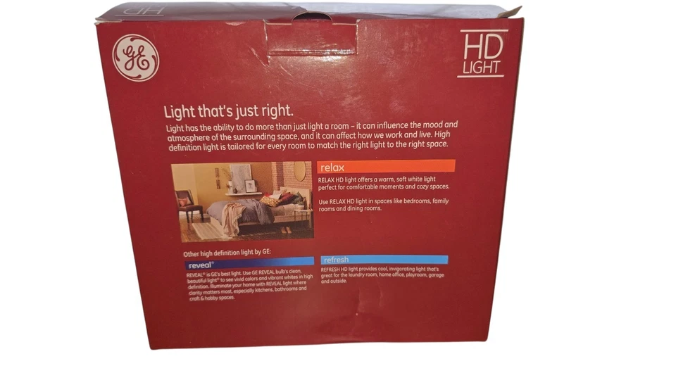 GE Comfortable Soft White Light/HD Light, Indoor Floodlight 2 Bulbs - Image 2 of 4