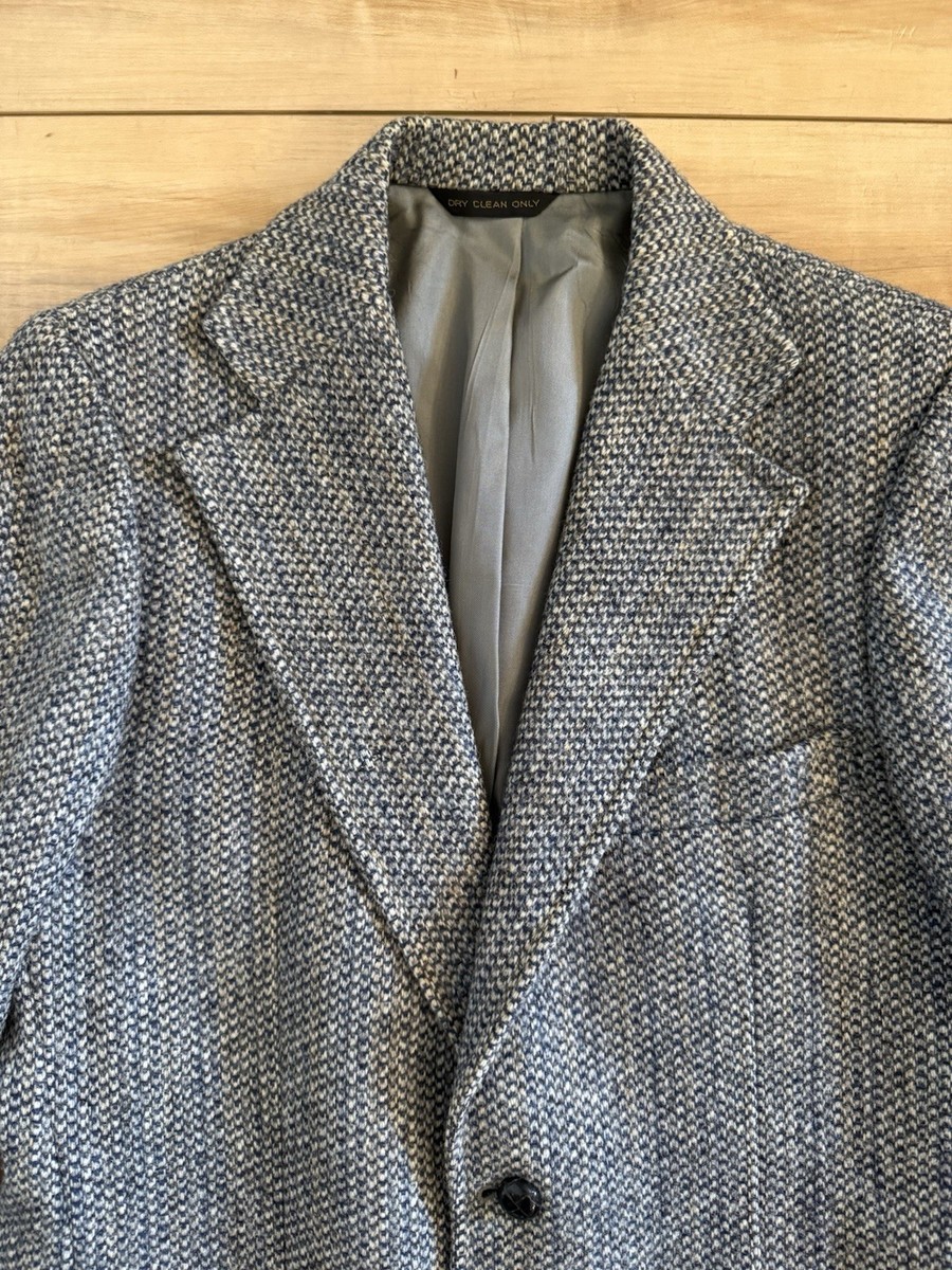 ジャケット・アウター 1950's Vintage Harris Tweed Jacket 1950s Vintage Harris Tweed Scottish Wool USA Made Blazer Jacket
