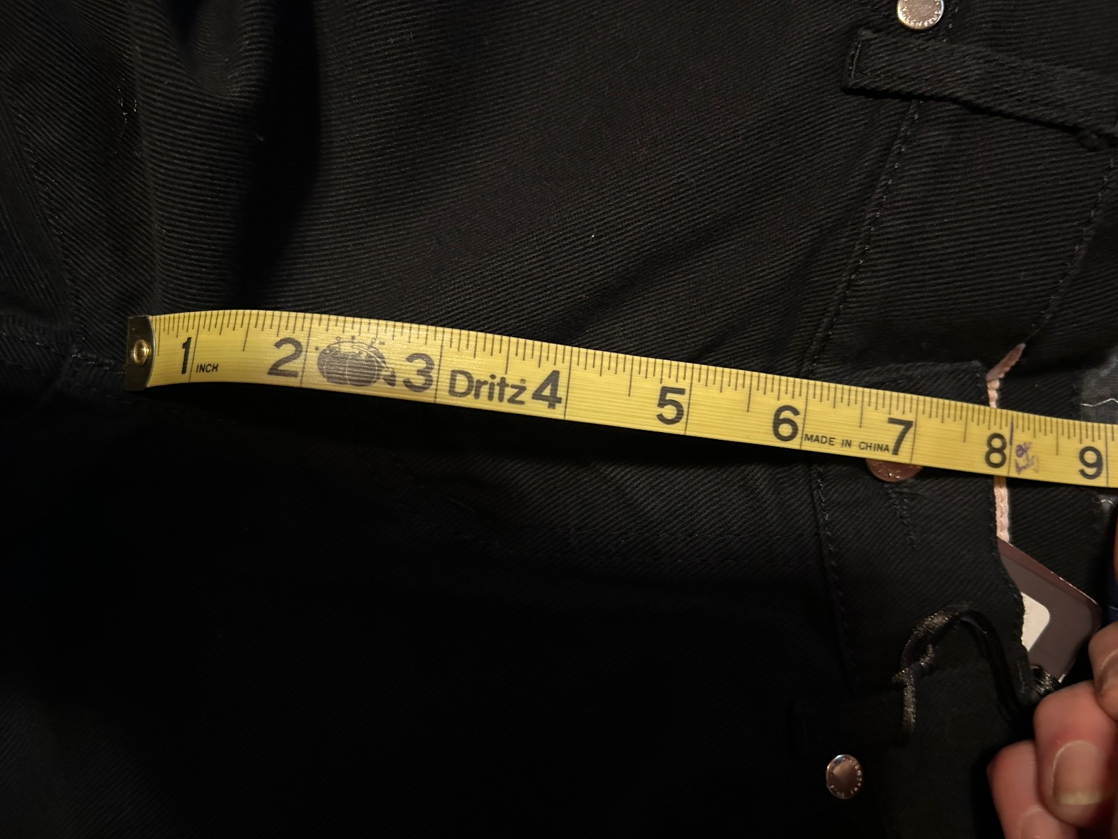 New R.E.D Valentino Straight Leg Button Fly Black Jeans 28 27 26 PRICED TO SELL