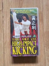 The Art Of High Impact Kicking Hwang Jang Lee VHS 1999 Video Tape 