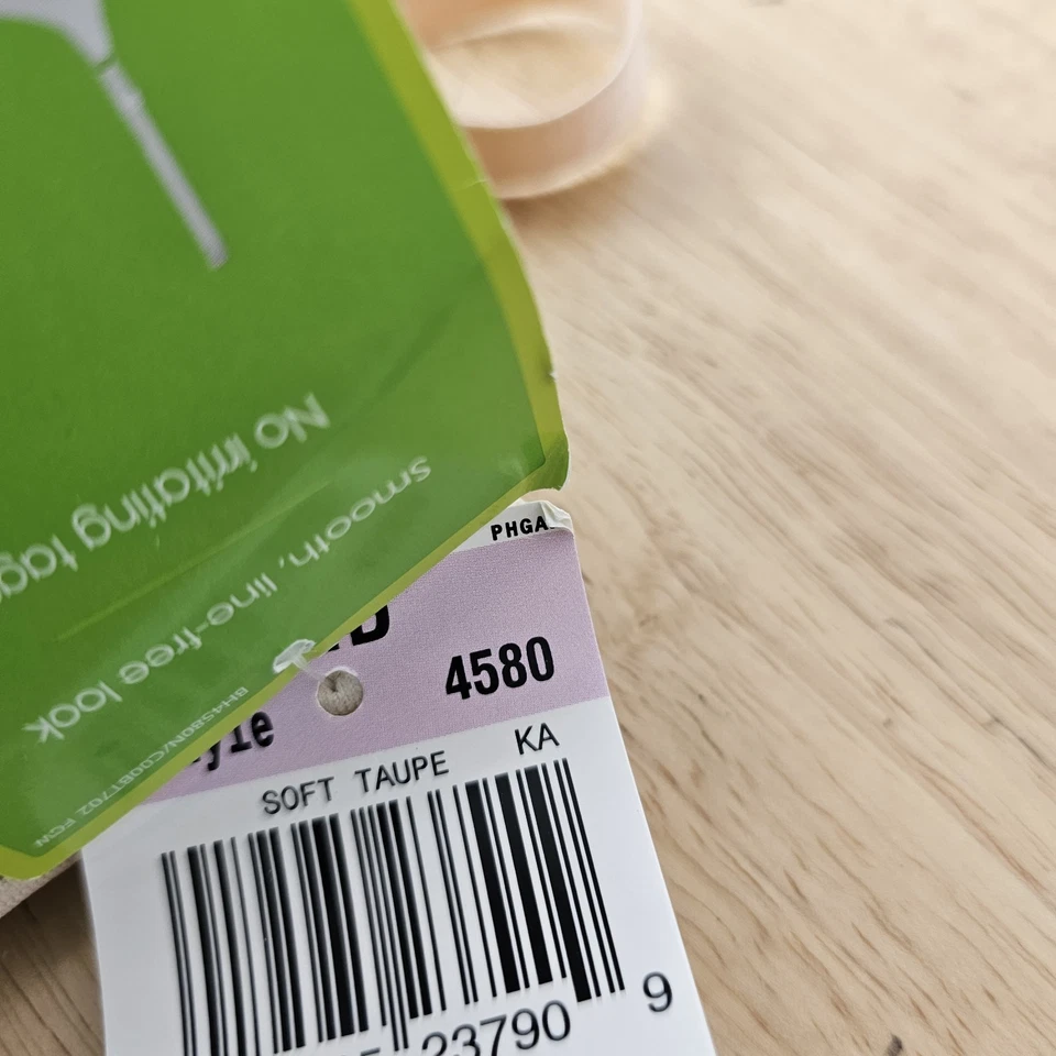 Barely There Beige Stripe T-shirt Bra size 34D #4580 NWT UW Concealing Petals - Image 3 of 4