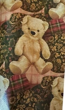 Vintage Sally Foster “Teddy Bears” Wrapping Paper Nursery Craft Duncan SC READ