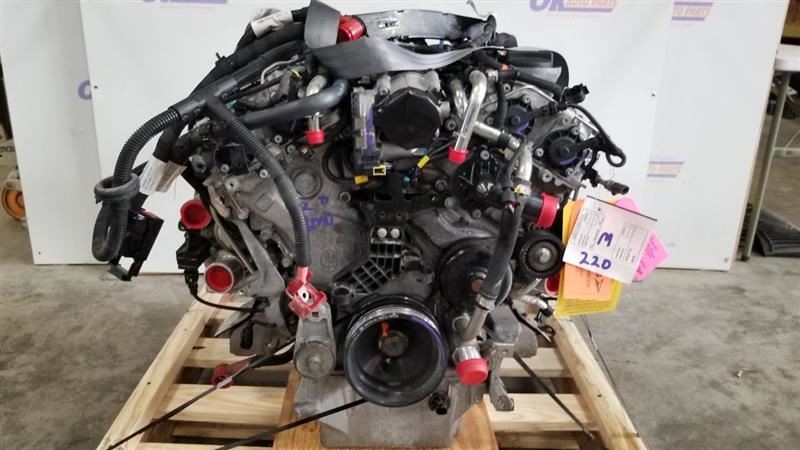 3.0L ENGINE ASSEMBLY WITH TURBOS 2017 MASERATI QUATTROPORTE S GRAN LUSSO RWD 46K