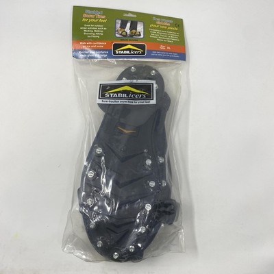 STABILicers Studded Snow Ice Cleats Traction XL (Men's 12.5-14) Black USA NEW