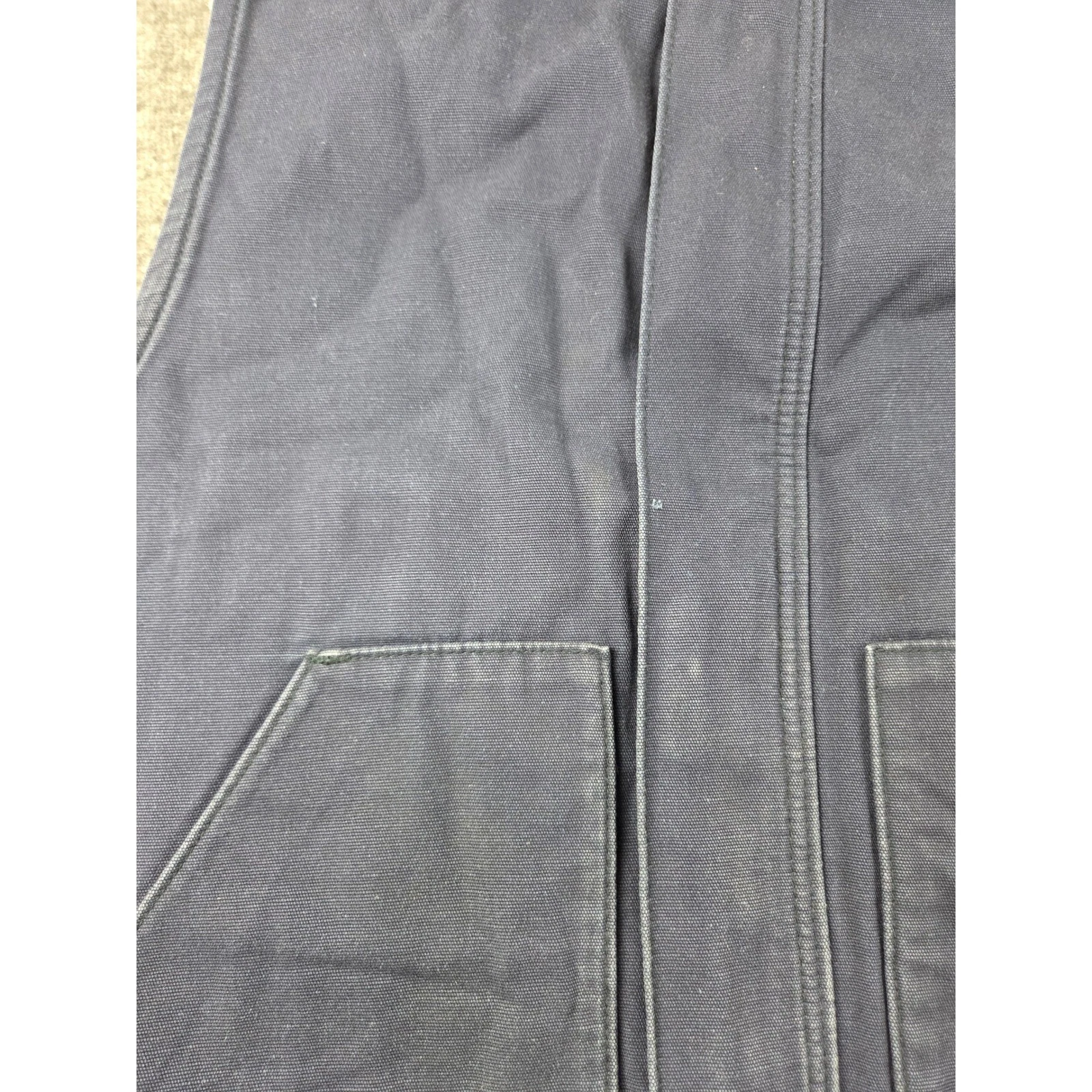 Carhartt Vest Mens XL Navy Blue FR Flame Resistant Sherpa Lined Duck CAT 4 image 11