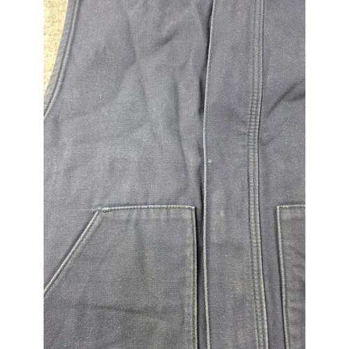 Carhartt Vest Mens XL Navy Blue FR Flame Resistant Sherpa Lined Duck CAT 4 image 11
