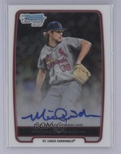 2012 Bowman Draft Chrome Draft Picks Auto Michael Wacha #BCA-MW Auto 2u8