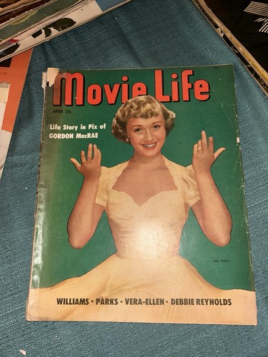 1951 APRIL MOVIE LIFE MAGAZINE - JANE POWELL FRONT COVER - E 1363 | eBay