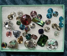 Swarovski Elements lot of 10 crystal pendants