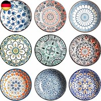 Dip SchäLchen, 9 StüCk SojasaucenschäLchen Keramik Ø 10Cm, Tapas-Schalen, Gew