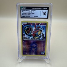 2015 Pokemon Double Crisis Team Aqua's Seviper 9/34 Reverse Holo CGC 10 Gem Mint on eBay