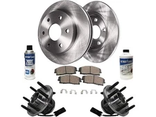 For GMC Sierra 1500 Brake Pad and Rotor and Wheel Hub Kit Detroit Axle 84236BPZX