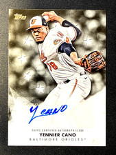 2024 Topps Series 2 Yennier Cano Baseball Stars Auto Orioles