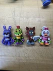 Lot Of 4 Five Nights At Freddys FNAF Snaps Funko Foxy Bonnie Chica Gator