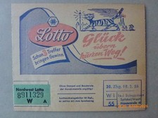 X256) Loteria NORDWEST LOTTO, 1956, Toni Schoppmann SPRAKEL