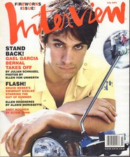 Interview July 2003 Gael Garcia Julian Schnabel Ellen Von Unwerth 041420DBE2