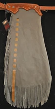 Custom Made Leather Chinks/Distressed Chaps/Made In USA