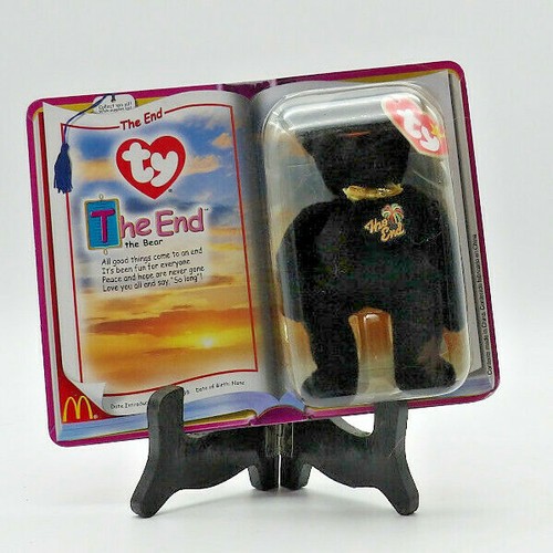 The End the Bear McDonalds TY The End Teenie Beanie Baby 1999 Rare - Picture 1 of 2