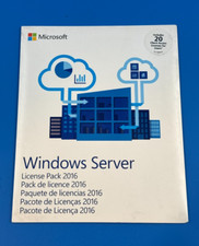 Microsoft Windows Server 2016 20 CAL R18-04938 CG0TY             NEW SEALED 