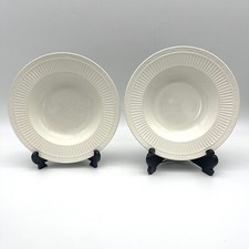 Mikasa zuppiera italiana bordata campagna avorio a coste set 2 difetti 9,5"