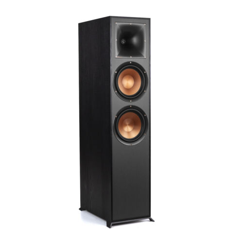 Klipsch Reference R-820F Floor-Standing Tower Speaker - Ebony - One (1) Speaker