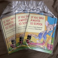NIP 2023 McDonalds Happy Meal Readers: If You Take A Mouse to School book  3