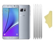 5 PACK CLEAR LCD Screen Protector Cover Guards for SAMSUNG GALAXY NOTE 5