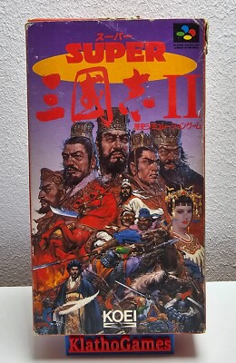 Romance of the Three Kingdoms II 2 Nintendo Super Famicom  SNES  japan NTSC D146