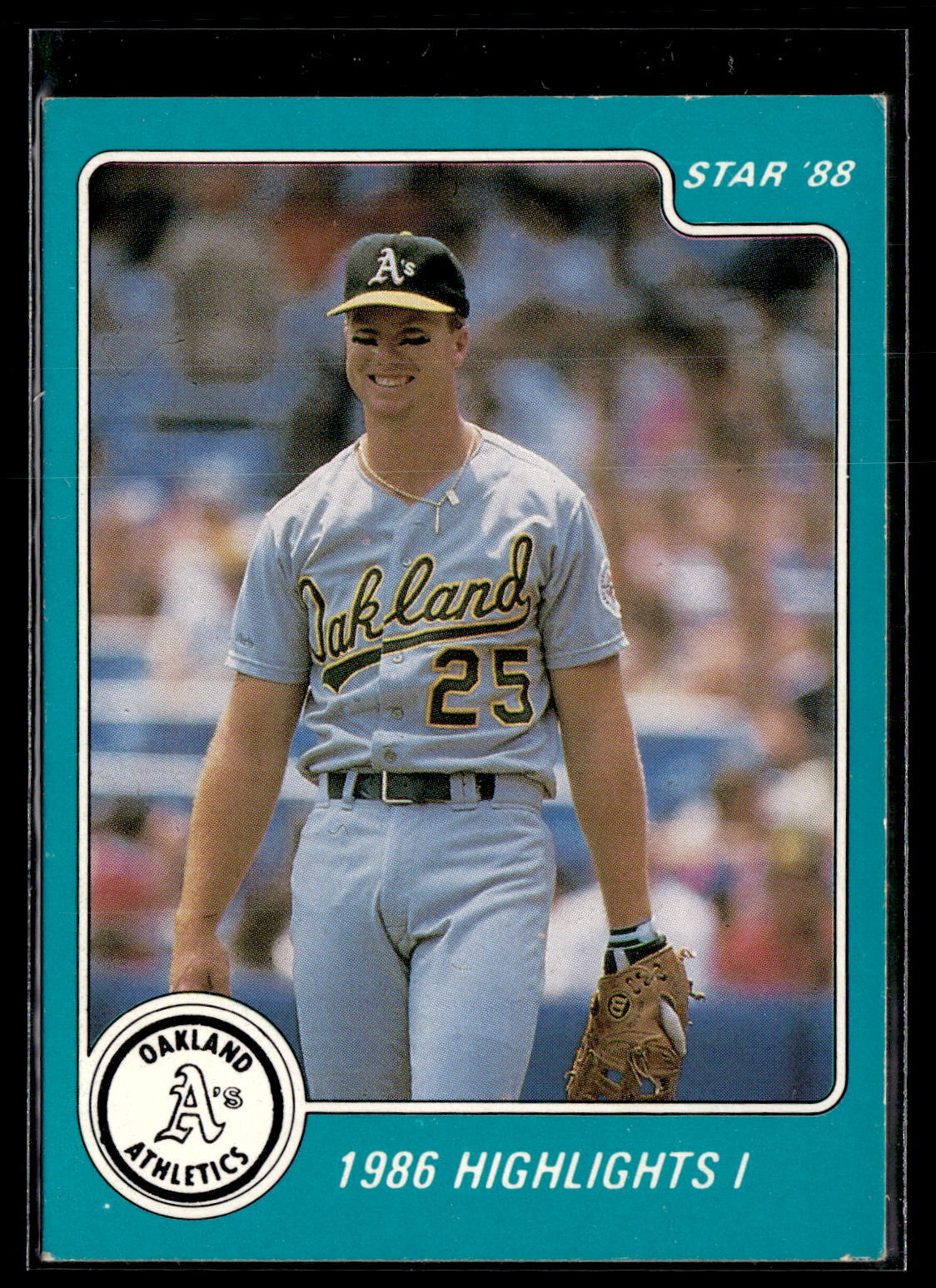 1988 Star Mark McGwire Aqua #9 Mark McGwire Excellent
