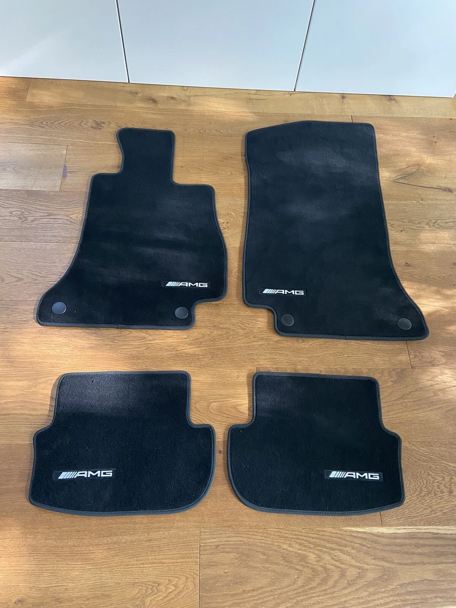 AMG Mercedes Benz Fußmatten A2056808911 9J74 Velours Schwarz | eBay 