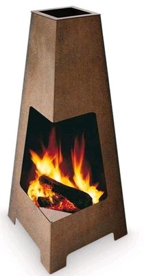 Gartenkamin, Terrassenofen Jotul Terrazza, Cortenstahl, Edelrost, NEU!