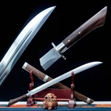 Battle Ready Chinese Sword Wushu Broadsword Sharp 1095 Carbon Steel Blade Dao