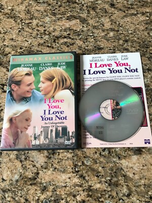 I Love You, I Love You Not (DVD) Like New, W/Insert. Claire Danes