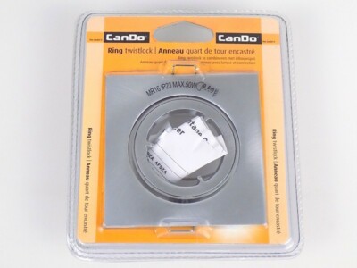 CanDo 90mm Metall Optik Decken Einbauring Fassung für Einbaustrahler bis 50-Watt