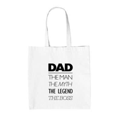 Papa der Mann Mythos Legende - Canvas Tragetasche - Vatertag Papa Eltern Opa