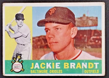 1960 Topps # 53 Jackie Brandt FAIR