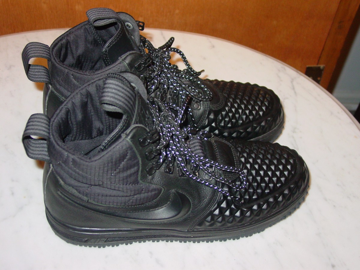 2017 Men Nike Lunar Force Black/Anthracite 916682-002 Duckboots