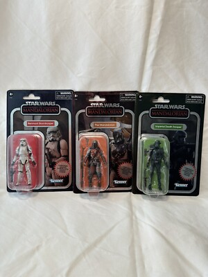 Star Wars Vintage Collection THE MANDALORIAN Lot of 3