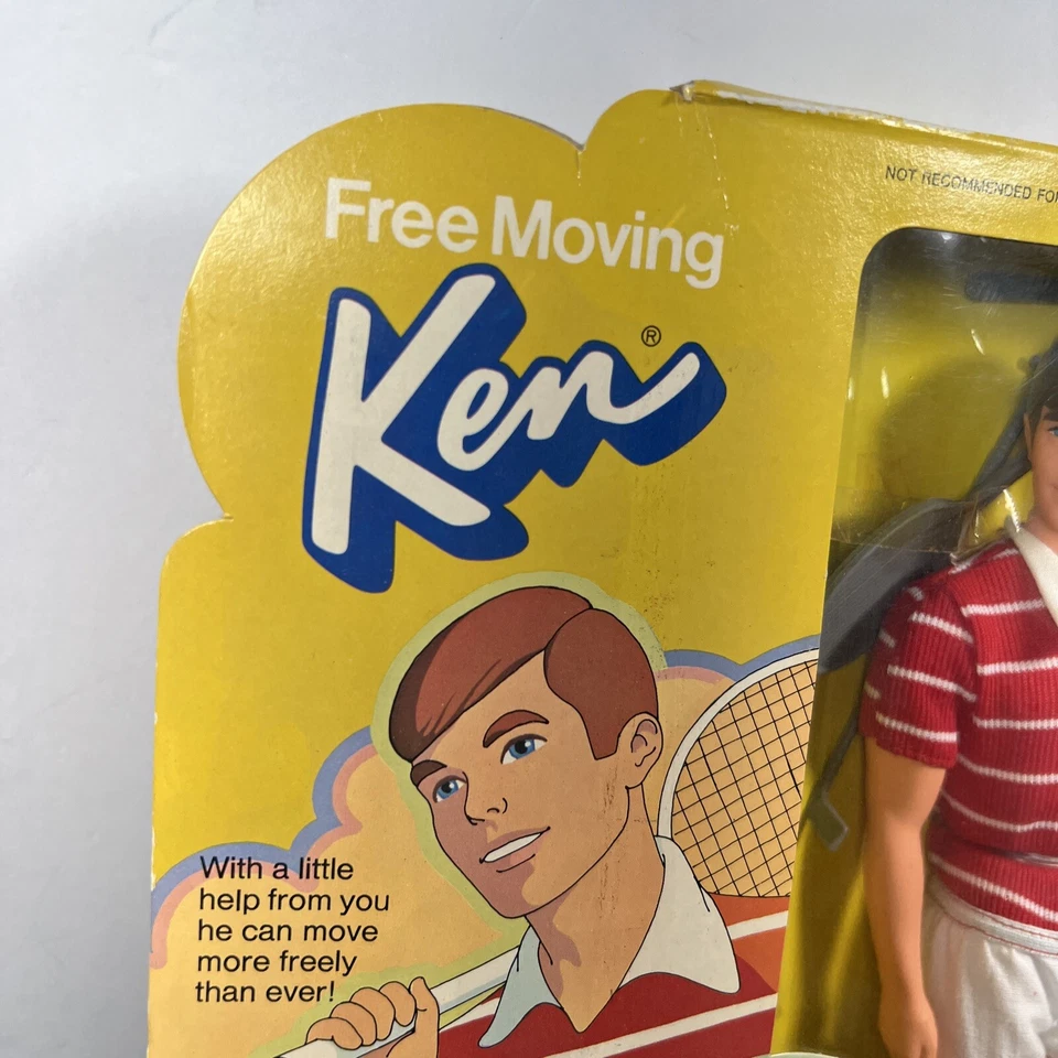 Muñeca Ken #7280 (Barbie) 1974 Mattel Free Moving 1974 nueva/sellada Foto 2 de 4