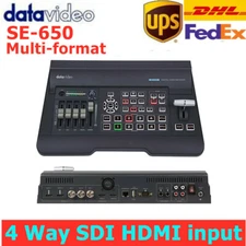 Datavideo SE-650 Digital HD Video Switcher 4-Way SDI HDMI Inputs Muilt Streaming