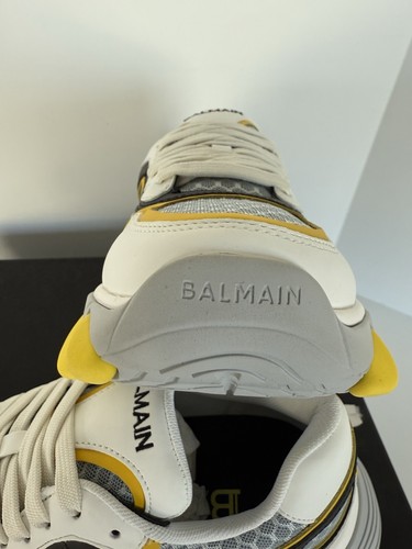 Balmain- East Leather and Mesh Sneakers US Size 9 - 第 3/8 張圖片