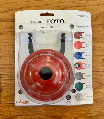 Genuine TOTO Universal Toilet Flapper   2023BP Replacement by Korky