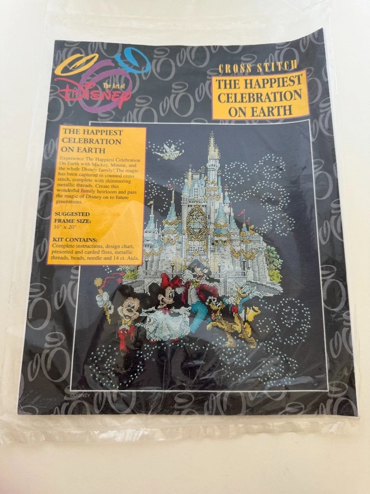 Stoney Creek Disney Cross Stitch Chart Only Happiest Celebration on Earth Castle - Image 2 of 4
