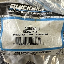 Mercury New OEM Steering Cable Tilt Tube  Seal Kit And O-Ring 19624A1