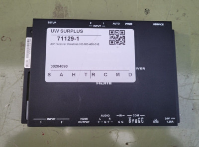 CRESTRON HD-MD-400-C-E Multiformat Switch and Receiver Good Condition Tested